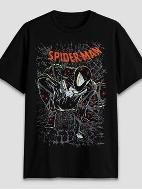 Marvel Black Spider-Man Graphic Tee